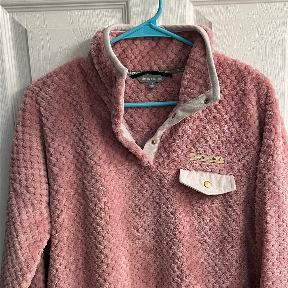 NWT Simply Southern Sherpa Pullover